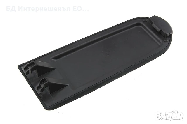 3B0864209  Капак за подлакътник с бутон, Volkswagen VW , Skoda, Черен, Плат, снимка 2 - Части - 50992221