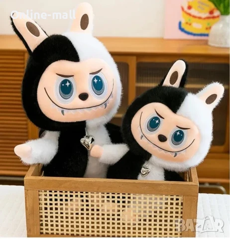Голямо Labubu Angel & Devil – 60см, плюшено Лабубу лимитирана серия, снимка 5 - Плюшени играчки - 51214206