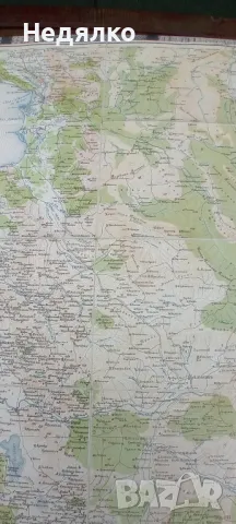 Стара карта,1901г, снимка 11 - Антикварни и старинни предмети - 49750657