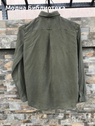 Риза Zara в камуфлажно зелено, снимка 5 - Ризи - 37610029