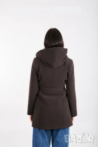 Дамско Палто Dacota coat - Шоколад, снимка 4 - Палта, манта - 47717776