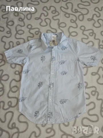 Две Летни Ризки за Момче - 3-4г, снимка 3 - Детски ризи - 48996319