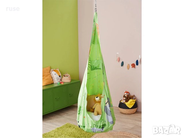 НОВИ! Детски хамак люлка висящо кресло 55x165см 80 кг, снимка 6 - Мебели за детската стая - 40053331