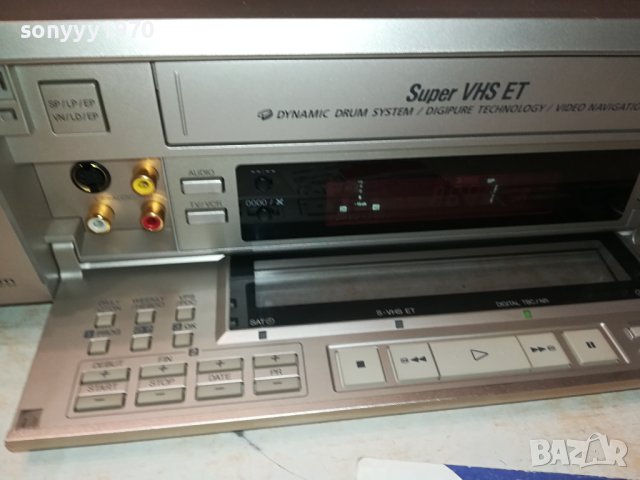 SOLD OUT-JVC HR-S9700EU SUPER VHS ET VIDEO-ВНОС SWISS LK1ED1311231725, снимка 5 - Плейъри, домашно кино, прожектори - 42975536