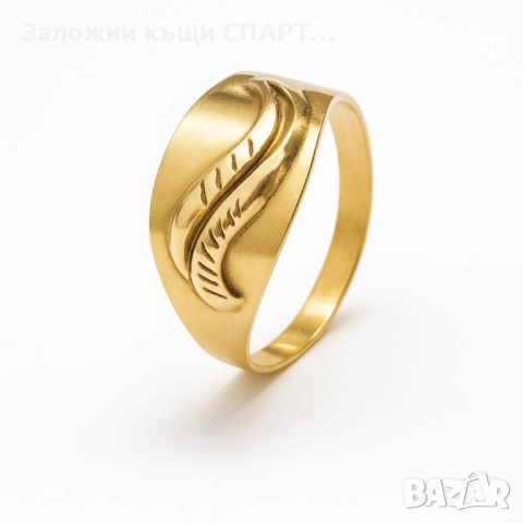 Златен пръстен-1.20гр., снимка 1