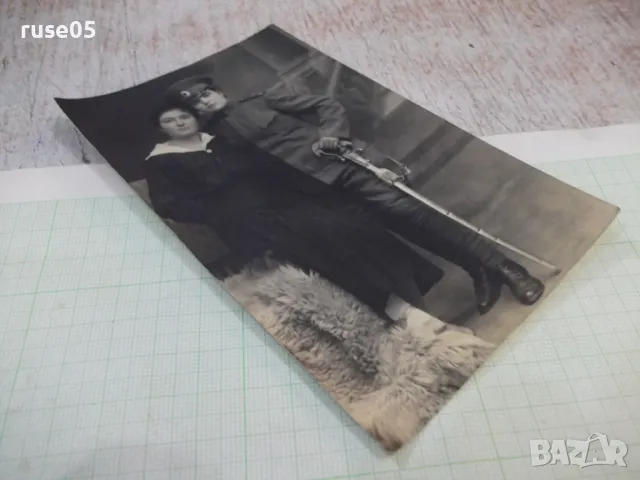 Снимка стара на цивилна и униформен, снимка 3 - Колекции - 47323973