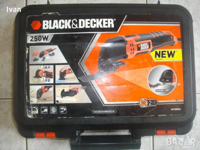 250 Вата-Black Decker MT250-Реноватор-Мулти Инструмент-Отличен-Блек Декер, снимка 3 - Други инструменти - 33194496