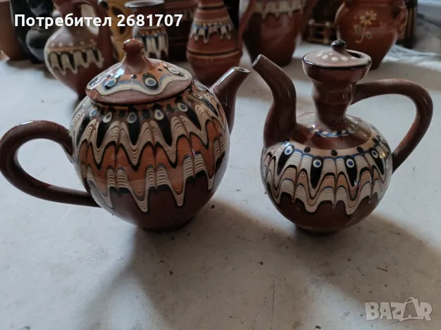 стари керамични канички , снимка 2 - Колекции - 48712751