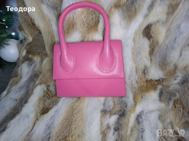 Розова чанта , снимка 3 - Чанти - 38926338