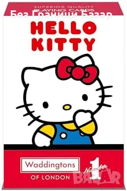 Нови Карти за игра Waddingtons Hello Kitty – забавление навсякъде, снимка 6 - Образователни игри - 49089568