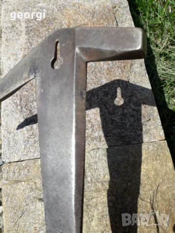 Стар немски шистов чук, снимка 5 - Антикварни и старинни предмети - 32683153