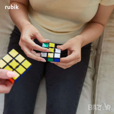 Оригинален магически пъзел Rubik's Edge 1x3x3 - С цветни пластини, снимка 10 - Игри и пъзели - 44996882