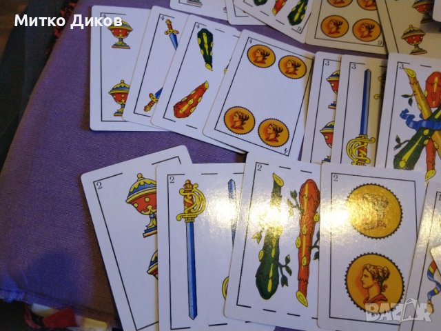 Naipes cartas espanolas нови Испански маркови карти пластик 52+2 Таро карти, снимка 12 - Карти за игра - 43762933