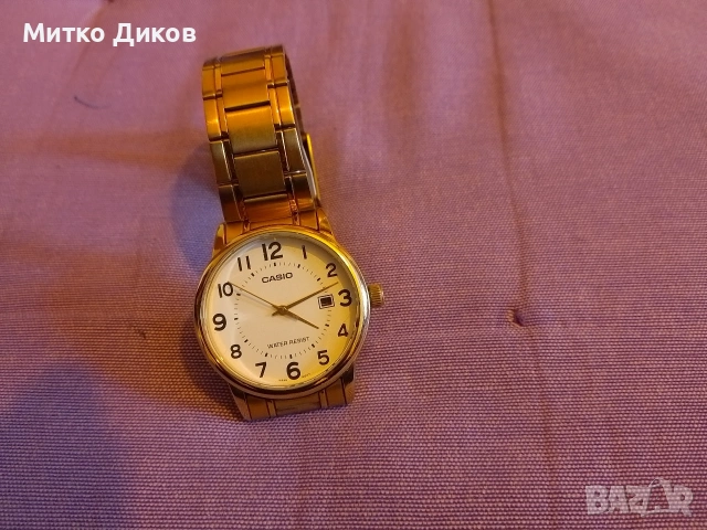 Casio 2784 MTP-VOO2 кварцов часовник нов датник Water resistant 