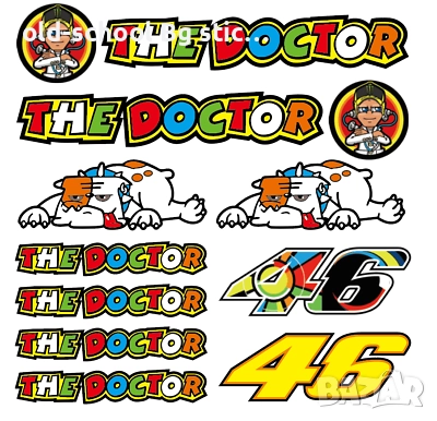 Мото Стикери {Валентино Роси}, снимка 15 - Други - 52601756