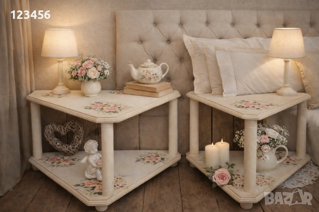 Две ъглови поставки с няколко приложения , снимка 2 - Декорация за дома - 53406778