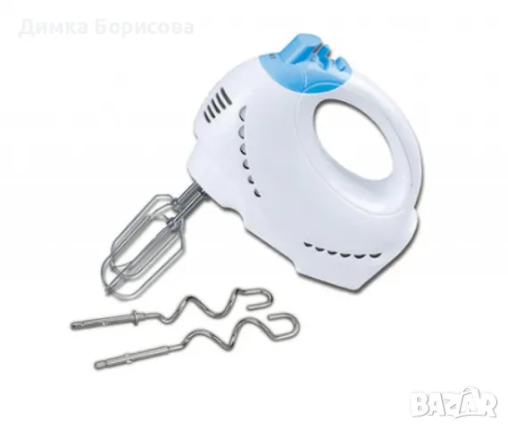 Миксер, 200W,бял/син,5 степени, снимка 7 - Миксери - 47561246