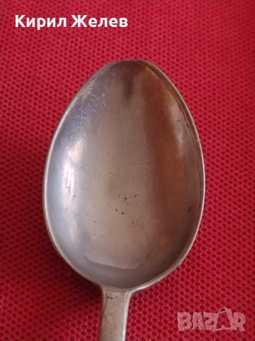 Стара рядка лъжичка за кафе чай с печат DEARDEN RICHMOND E P N S за КОЛЕКЦИОНЕРИ 42222, снимка 2 - Други ценни предмети - 43814867