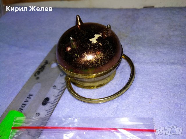 СИМПАТИЧНА МЕСИНГОВА КОЛЕКЦИОНЕРСКА МИНИАТЮРА - КОТЛЕ 39880, снимка 4 - Колекции - 43804418
