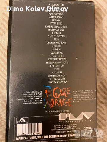 The Cure VHS HIFI Rare! Видео Касета., снимка 2 - Други музикални жанрове - 43806358