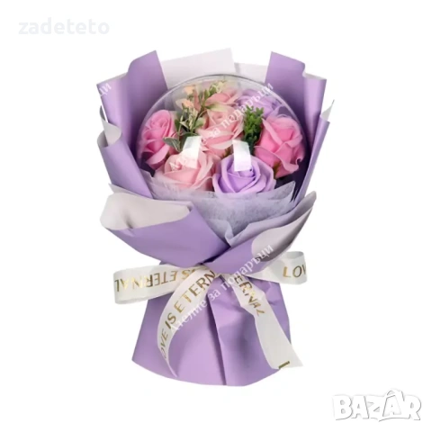 Букети от сапунени рози, снимка 2 - Подаръци за жени - 53221819