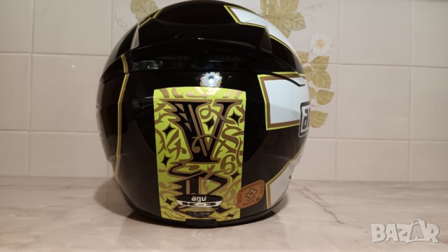 Full face каска AGV K3 VR46. Размер L., снимка 4 - Аксесоари и консумативи - 43060740