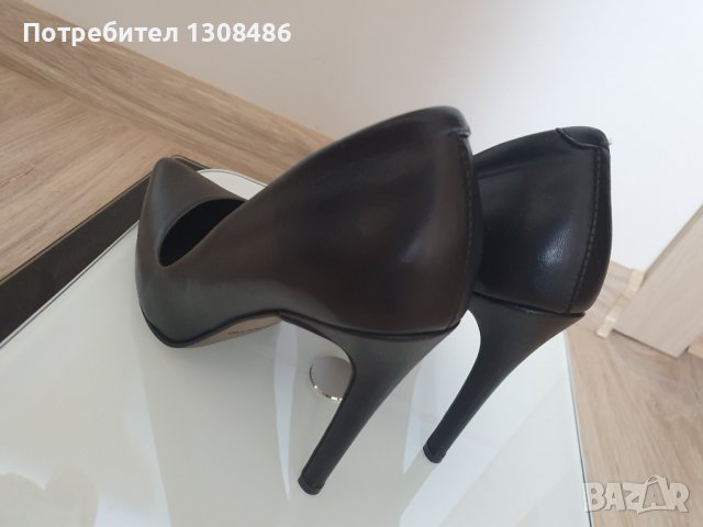 Официални черни обувки 37 номер, снимка 4 - Дамски елегантни обувки - 43240839