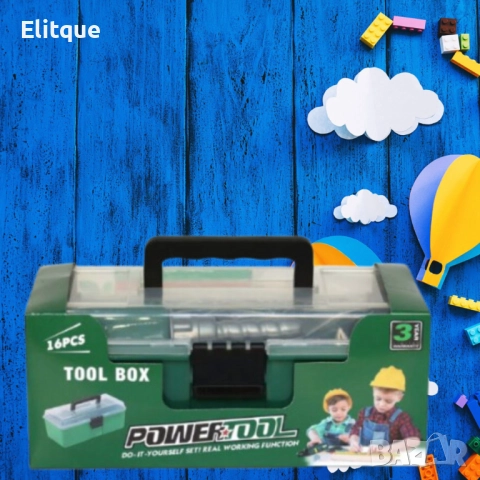 Детски куфар с инструменти, 16 или 25 части, снимка 5 - Играчки за стая - 52786847