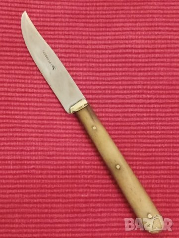 Старо ножче с кокалена дръжка. , снимка 1 - Колекции - 43672475