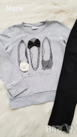 Панталон Zara и блуза Next 7-8 години , снимка 2 - Детски Блузи и туники - 32396223