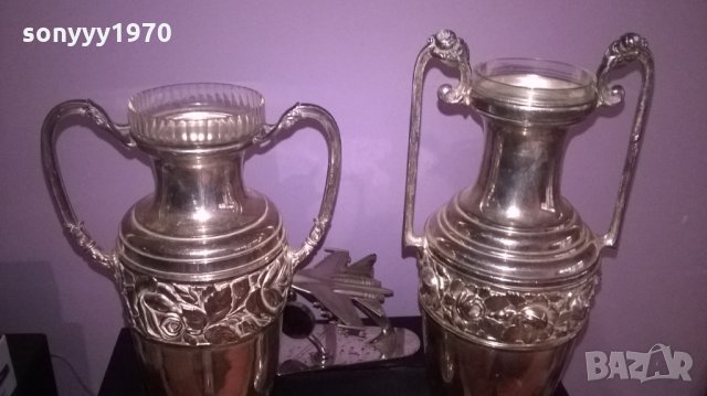 посребрени амфори-внос швеицария, снимка 4 - Колекции - 26549590