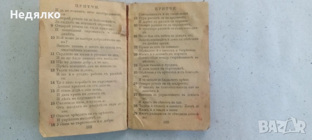 Притчи Соломонови,1890г,стара книга , снимка 5 - Антикварни и старинни предмети - 51445032