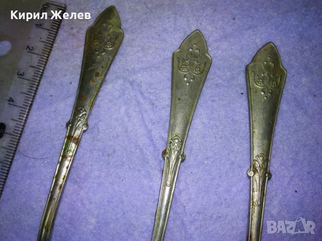 ТРИ СТАРИННИ МАРКОВИ ALPACCA СРЕБЪРНА СПЛАВ АРИСТОКРАТИЧНИ КОЛЕКЦИОНЕРСКИ ЛЪЖИЧКИ от АЛПАКА 42219, снимка 13 - Колекции - 43806808