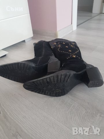 Каубойски ботуши, снимка 6 - Дамски ботуши - 42959547