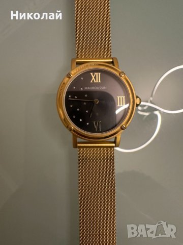 Дамски часовник MAUBOUSSIN REVENDICATION Ronde Noire френски оригинален, класически и много шик, снимка 4 - Дамски - 43912553