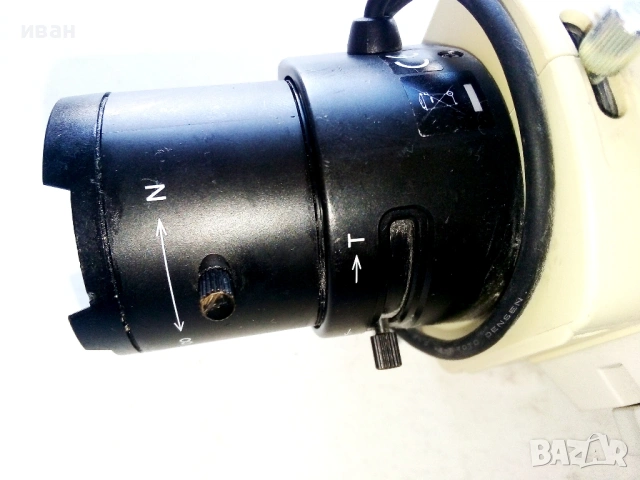 Употребявана  камера за видеонаблюдение със стойка захранване 220 V, снимка 3 - Аналогови камери - 53453080