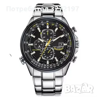 CITIZEN - кварцов,часовник,календар,хронограф, снимка 3 - Мъжки - 49635098