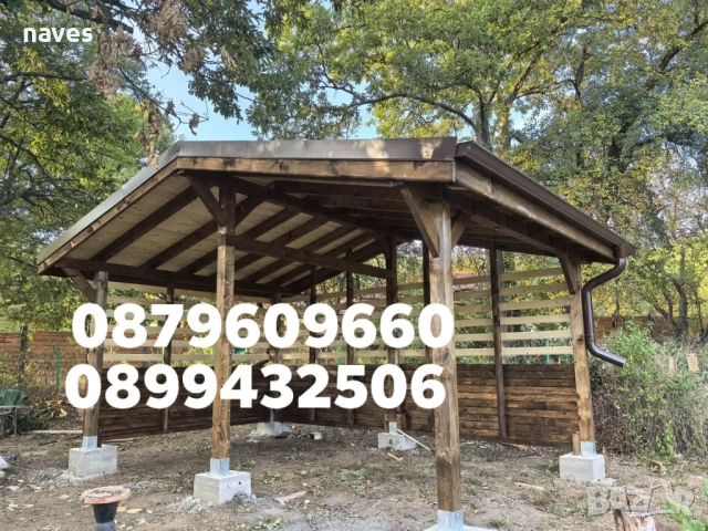  Изграждане на Дървени Навеси Дървени Къщи Навеси , снимка 17 - Ремонти на къщи - 42049141