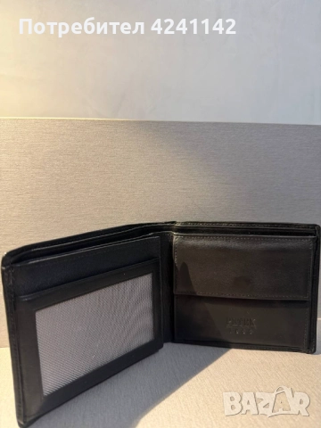 Мъжки портфейл Petek 1885 / черен /, снимка 3 - Портфейли, портмонета - 52597091