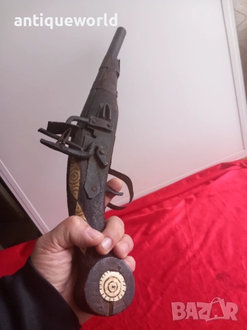 Стар Османски Пищов, Кремаклия, Пистолет Северна Африка, снимка 9 - Антикварни и старинни предмети - 53481538
