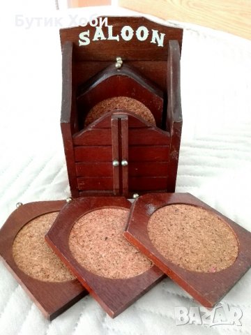 Рядък комплект поставка и подложки, снимка 2 - Антикварни и старинни предмети - 33178995