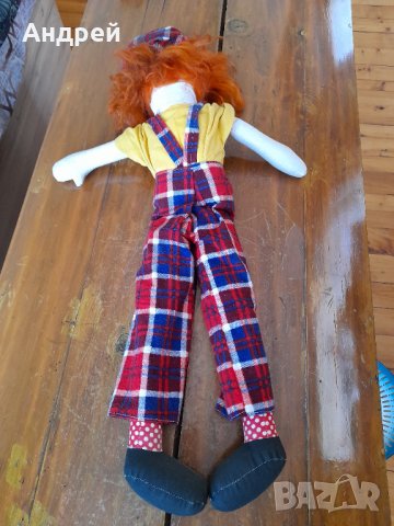 Стара кукла,клоун #11, снимка 5 - Други ценни предмети - 37760188