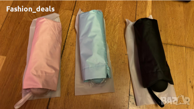 Нов сгъваем ултра лек преносим чадър предпазва от слънце и дъжд, снимка 8 - Други - 36378448