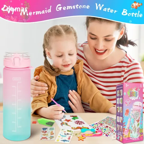 MUSUNFE украсете своя собствена бутилка за вода на тема Русалка, снимка 4 - Други - 49245745