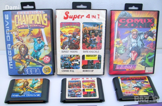 Конзола SEGA Mega Drive II 16-bit оригинал комплект с игри, снимка 11 - PlayStation конзоли - 52978814