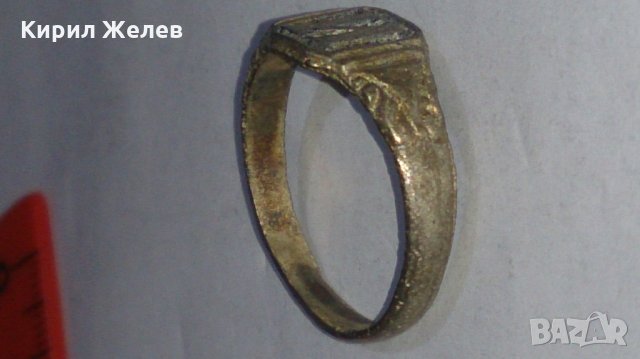 Стар пръстен над стогодишен сачан - 66681, снимка 3 - Антикварни и старинни предмети - 29005590