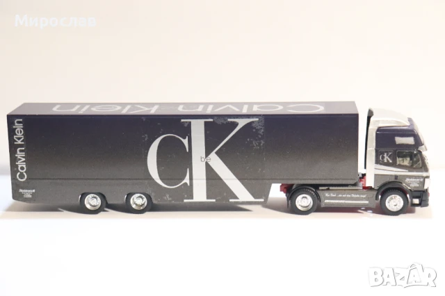 HERPA 1:87 H0 MERCEDES ТИР КАМИОН ИГРАЧКА КОЛИЧКА МОДЕЛ, снимка 8 - Колекции - 50765489