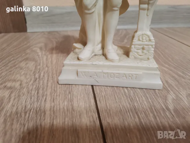 Стара масивна статуетка Моцарт, снимка 6 - Антикварни и старинни предмети - 50196658