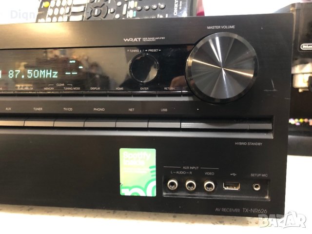 Onkyo TX-NR626, снимка 2 - Ресийвъри, усилватели, смесителни пултове - 40683945