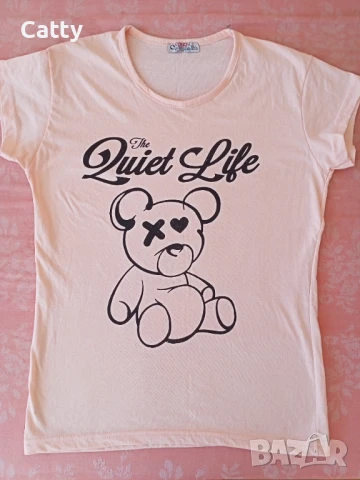 Нова сладка лятна дамска тениска , снимка 3 - Тениски - 51396073